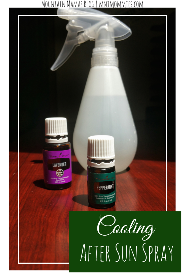 Cooling DIY After Sun Spray| Perfect for after spending long hours in the sun this summer! | mntmommies.com