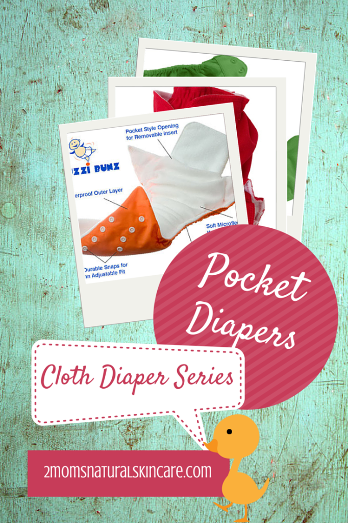 Pocket Diapers | http://2momsnaturalskincare.com/2014/09/cloth-diaper-series-pocket-diapers/