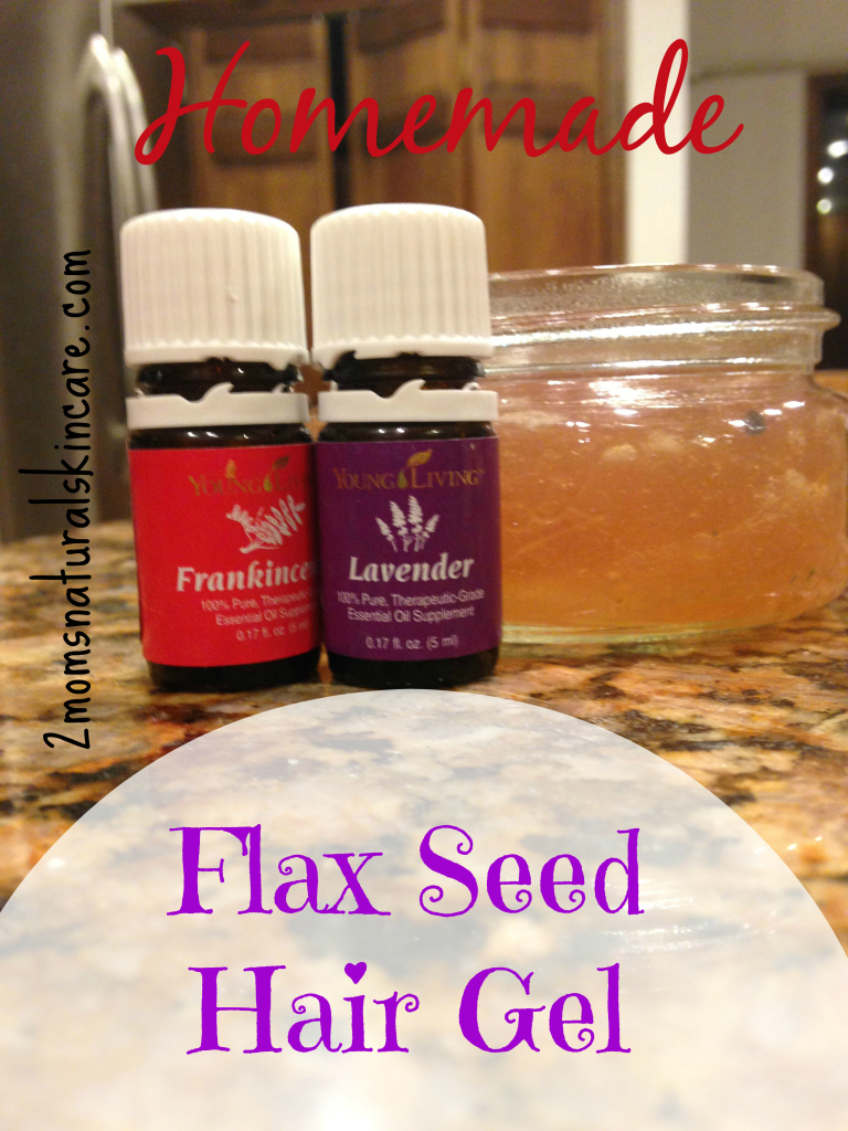 Homemade Flax Seed Hair Gel | http://2momsnaturalskincare.com/