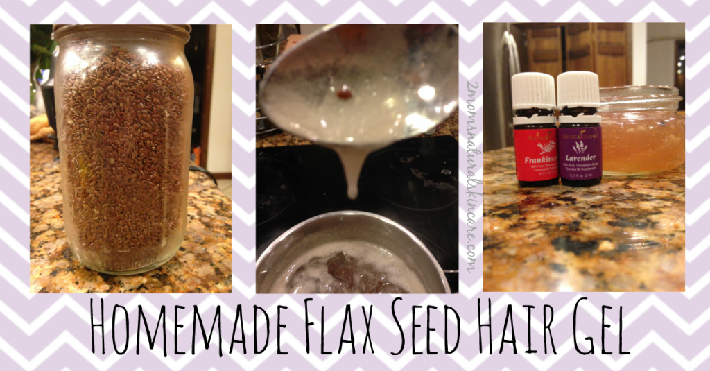 Homemade Flax Seed Hair Gel | http://2momsnaturalskincare.com/