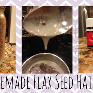 Homemade Flax Seed Hair Gel | http://2momsnaturalskincare.com/