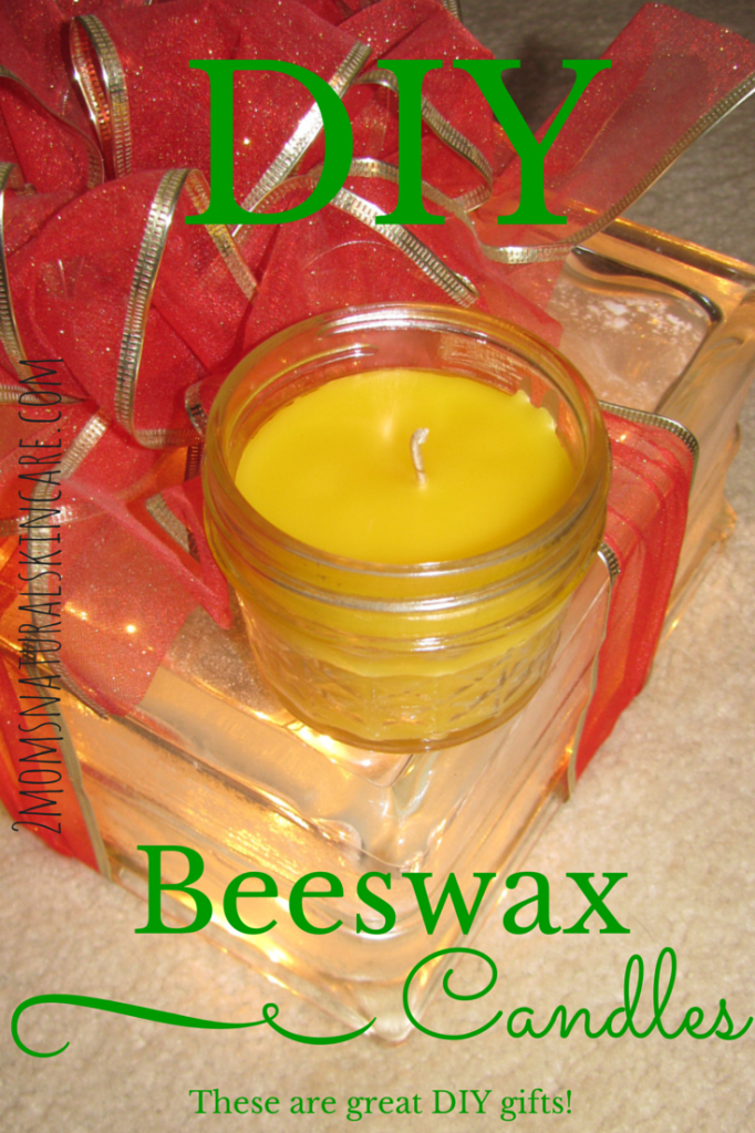DIY Beeswax Candles|http://2momsnaturalskincare.com/