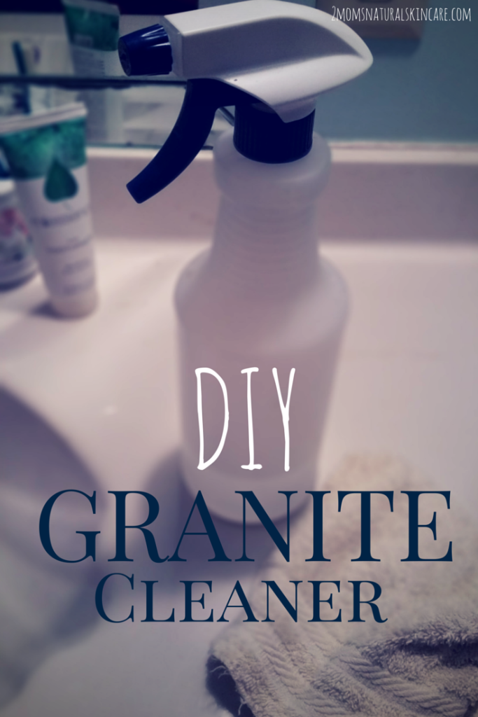 #DIY Granite Cleaner #greenclean #moneysaving | http://2momsnaturalskincare.com/2015/04/diy-granite-cleaner/