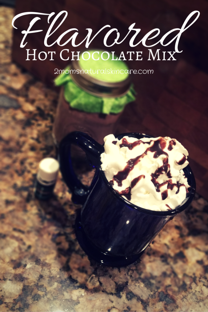 DIY Flavored Instant Hot Chocolate Mix| 2momsnaturalskincare.com| #christmas #gift #holiday