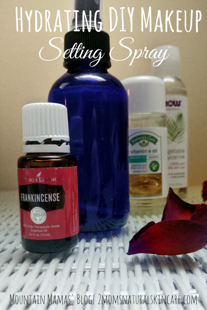 Hydrating DIY Makeup Setting Spray | Great for summer! | Mountains Mamas' Blog| http://2momsnaturalskincare.com/